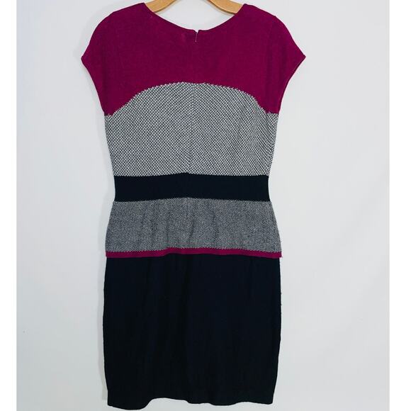 Sparrow by Anthropologie Color Block Dress - Women's Size M - Soft, Peplum Style - Picture 2 of 9